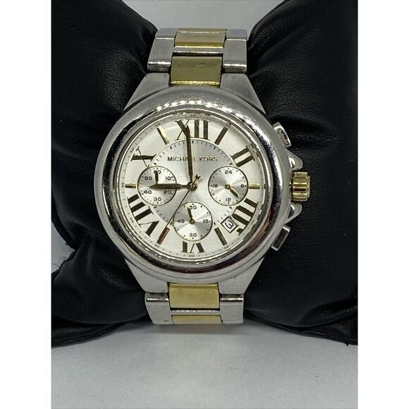 Michael Kors MK5653 Women's Two Tone Stainless Steel Analog Dial Watch JK46 - Picture 1 of 12